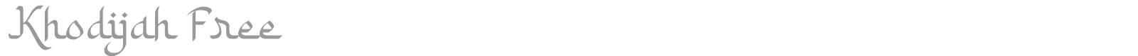 Khodijah font preview